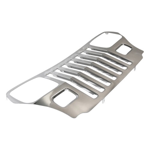 Jeep Wrangler YJ Kühlergrillblende Edelstahl 87-95