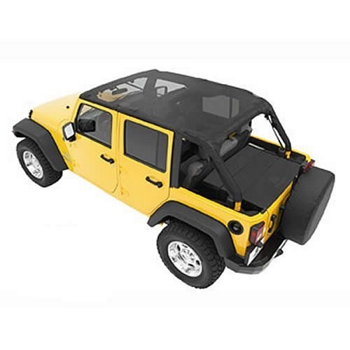 Jeep Wrangler JK 4türer Header Bikini Top Safari Style Mesh Bestop 07-09