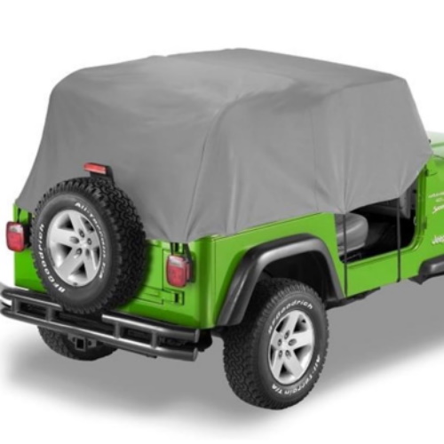 Jeep Wrangler YJ All Weather Trail Cover Regenschutz Abdeckung Grau Charcoal Bestop 92-95