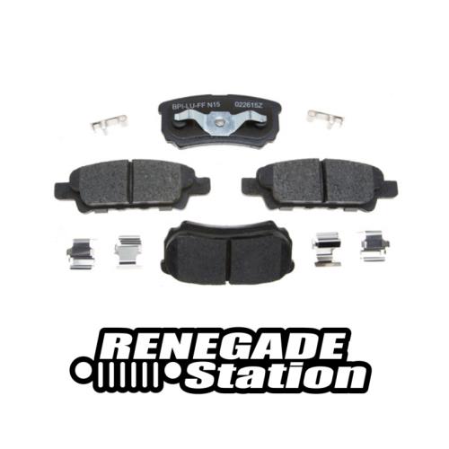 Jeep Patriot Compass MK R-Line Bremsklötze Bremsbeläge hinten für Ø 262mm Bremsscheiben Raybestos 07-17