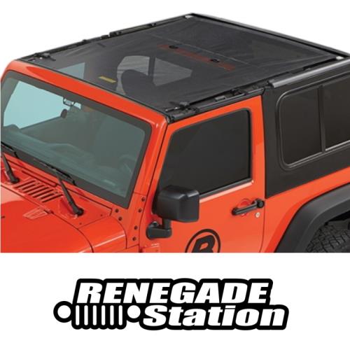 Jeep Wrangler JK 2türer Sun Bikini Top Safari Style Mesh Bestop 07-18