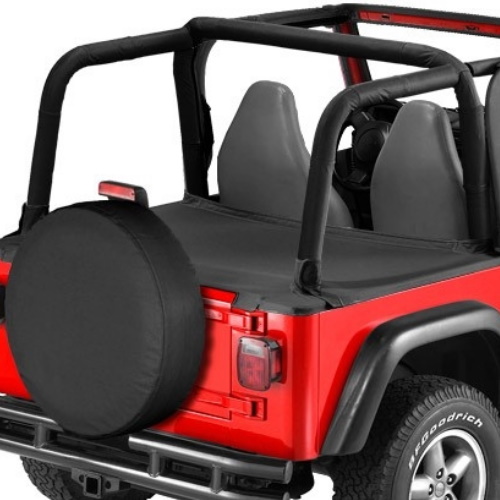 Jeep Wrangler TJ Duster Abdeckung Laderaum Black Diamond Bestop 03-06