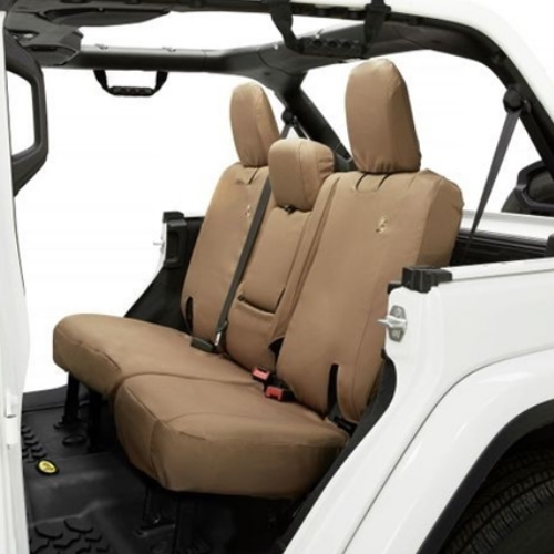 Jeep Wrangler JL 4-türer Sitzbezüge Sitzbezug hinten mit Mittelarmlehne TAN Bestop 18-