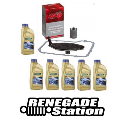 Jeep Grand Cherokee WH WK 4WD Automatikgetriebefilter Getriebefilter Set inkl. 6ltr. ATF+4 Getriebeöl 45RFE Automatikgetriebe 05-07