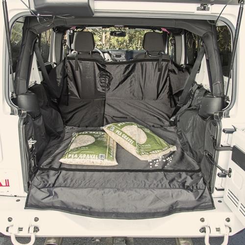 Jeep Wrangler JK 4türer Cargo Cover Konfigurierbare Schutzmatte Kofferraum 15-18