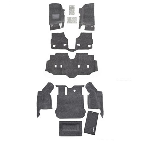 Jeep Wrangler JK 4türer Teppich Komplett Set Fussraum & Koff