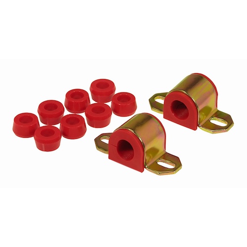 Jeep CJ CJ5 CJ7 Polyurethan Stabigummi Set Stabibuchsen vorne rot Ø 24mm Prothane 76-86