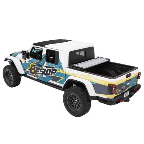 Jeep Gladiator JT Softcover Laderaumabdeckung Ladeflächenabdeckung schwarz 3-fach klappbar Bestop 19-