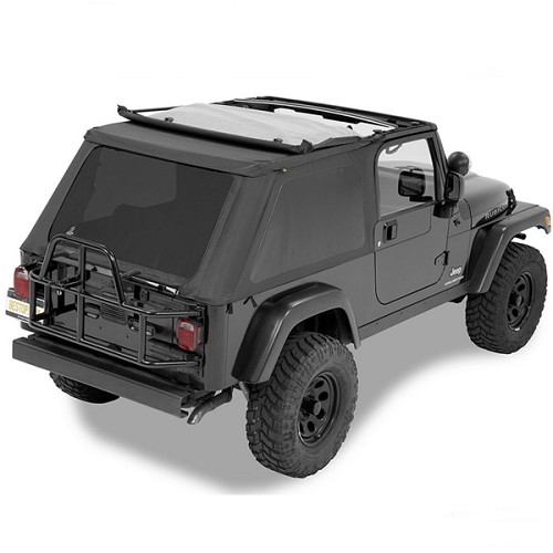 Jeep Wrangler TJ Unlimited Trektop NX Verdeck Sunrider Black Diamond Bestop 04-06