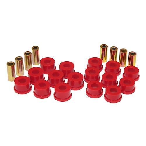 Jeep Wrangler JK Polyurethan Längslenker Buchsen Set hinten rot Prothane 07-18