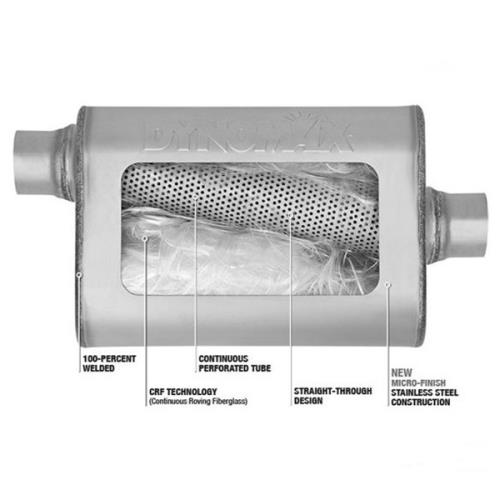 Jeep Grand Cherokee WJ WG 4,0 & 4,7 ltr. Auspufftopf Ultra Flo™ Schalldämpfer mit Endrohr Dynomax 02-04