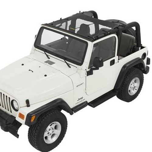 Jeep Wrangler TJ Sun Bikini Top Targa Style Mesh Bestop 03-06