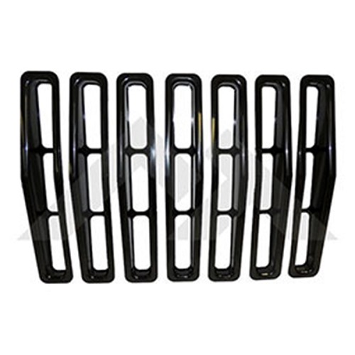 Jeep Wrangler YJ Einsätze Kühlergrill Einsatz Schwarz Plasti