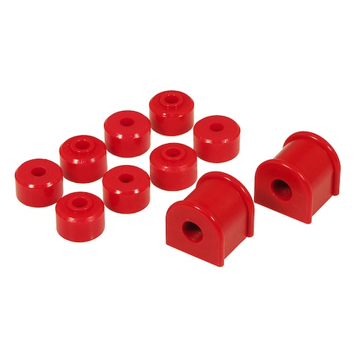 Jeep Grand Cherokee ZJ ZG Polyurethan Stabigummi Set Stabibuchsen hinten rot Ø 16mm Prothane 92-98