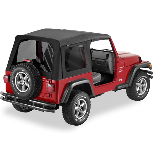 Jeep Wrangler TJ Ersatzplane für Supertop Black Denim getönte Scheiben Bestop 96-06