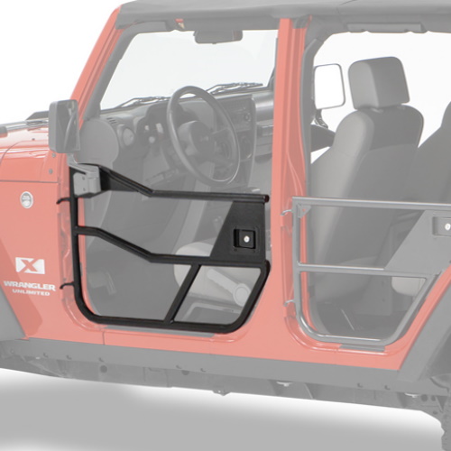 Jeep Wrangler JK Element Doors Türelement Halbtür Halbtüren vorne HighRock 4x4 Matt Schwarz 07-18