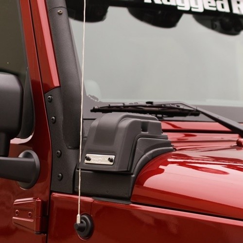 Jeep Wrangler JK 2,8 CRD XHD Modular Low Mount Schnorchel System Ansaugschnorchel Rugged Ridge 07-18