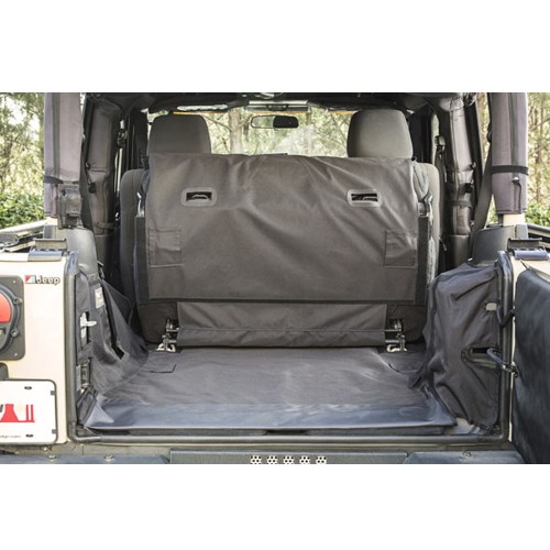 Jeep Wrangler JK 2türer Cargo Cover Konfigurierbare Schutzmatte Kofferraum mit Subwoofer 07-14