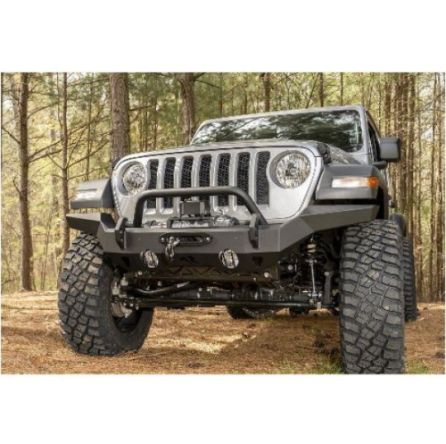 Jeep Gladiator JT HD Stahl Stoßstange Stoßfänger High Clearance vorne schwarz Rugged Ridge 19-