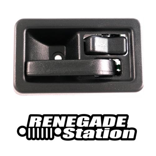 Jeep Wrangler YJ Türgriff innen rechts mit Entriegelung schwarz 87-95