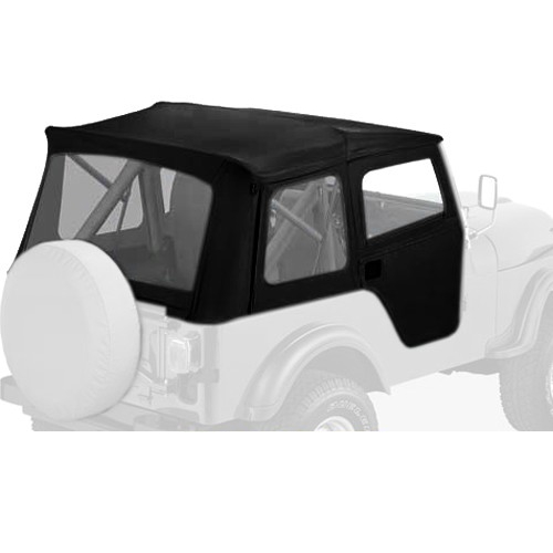 Jeep CJ5 Supertop Softtop Verdeck inkl. teilbare Türen Black Crush Bestop 76-83