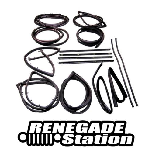 Jeep CJ CJ7 CJ8 15-teiliges Master Kit Karosserie Dichtungen Dichtungsset 76-81