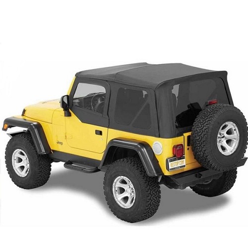 Jeep Wrangler TJ Supertop NX Klappverdeck getönte Scheiben Black Diamond Bestop 96-06
