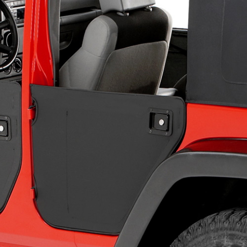 Jeep Wrangler JK 4türer Unlimited Halbtüren hinten Black Diamond Bestop 07-18