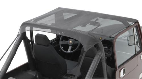 Jeep Wrangler YJ Bikini Top Traditional Style Mesh Bestop 87-91