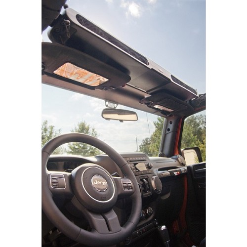 Jep Wrangler YJ TJ JK Staufach Staubox oben am Scheibenrahmen 87-16