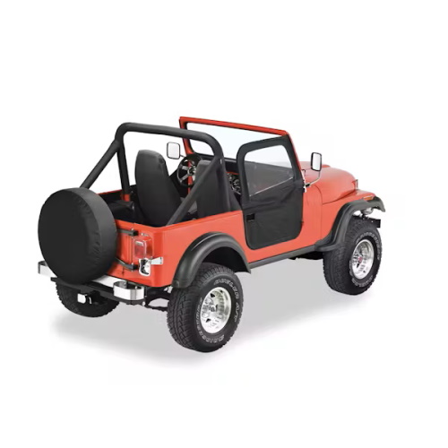 Jeep CJ CJ7 teilbare 2teilige Türen Supertop Doors Black Crush Bestop 76-80