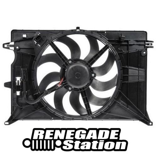 Jeep Renegade BU 1,4 ltr. Lüfter Lüftermotor elektrisch Elektrolüfter mit Widerstand 15-18