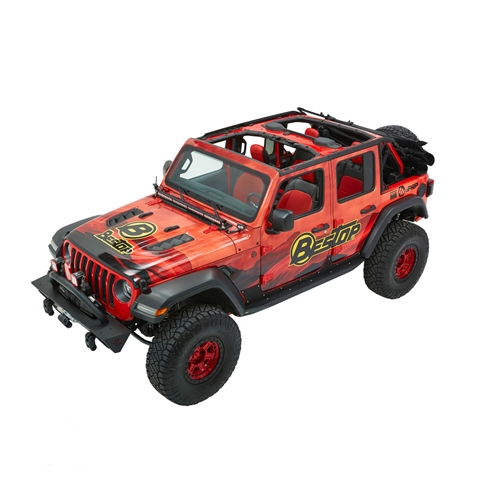 Jeep Wrangler JL 4türer Trektop Ultra Slantback Verdeck Softtop Black Twill Bestop 18-