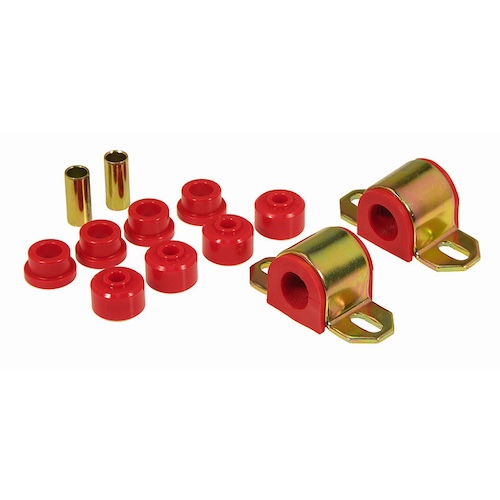 Jeep Cherokee XJ Polyurethan Stabigummi Set Stabibuchsen vorne rot Ø 23,81mm Prothane 84-01