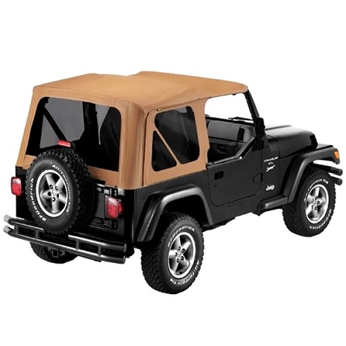 Jeep Wrangler TJ Supertop NX Klappverdeck getönte Scheiben Bestop Spice Denim 96-06