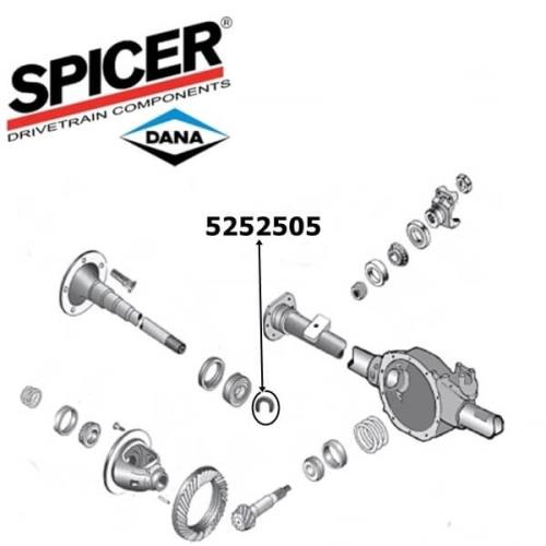 Jeep Wrangler TJ C-Clip Steckachse Dana 35 Hinterachse Spicer 96-06