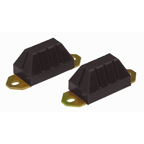 Jeep CJ 2er Set Achsanschlag Polyurethan Gummis vorne oder hinten schwarz Prothane 76-86