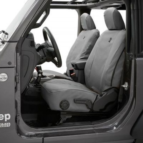 Jeep Wrangler JL 2-türer Set Sitzbezüge Sitzbezug vorne Charcoal Grau LHD Bestop 18-