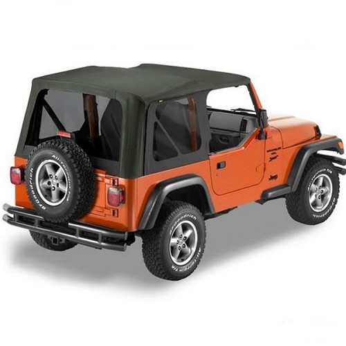 Jeep Wrangler TJ Verdeck Ersatz Verdeckhülle mit getönten Scheiben für Original Verdeck Sailcloth Bestop 03-06