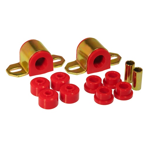Jeep Cherokee XJ Polyurethan Stabigummi Set Stabibuchsen vorne rot Ø 24mm Prothane 84-01