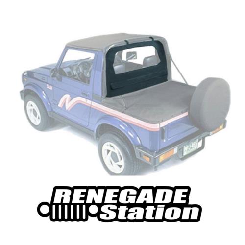 Suzuki Samurai Windjammer Windschott Schwarz Denim Bestop Bj. 86-94