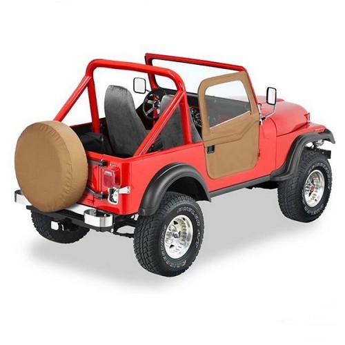 Jeep CJ CJ7 teilbare 2teilige Türen Supertop Doors Spice Denim Bestop 76-80