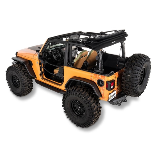 Jeep Wrangler JL 2türer Trektop NX Verdeck Softtop Bestop Twill Textil 3-lagig Bestop 18-