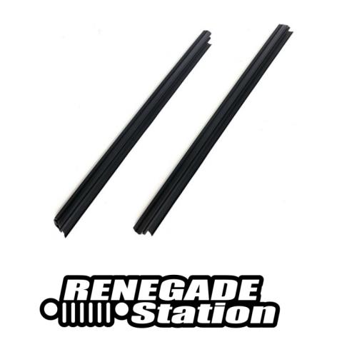 Jeep Wrangler JK 4türer 2er Set Abstreifer Schachtleiste Tür hinten innen 07-18