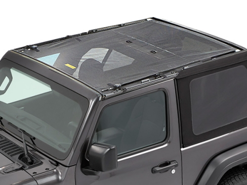 Jeep Wrangler JL 2-türer Sun Bikini Top Sonnenschutz Safari Style Mesh Bestop 18-