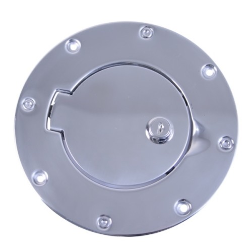 Jeep Wrangler TJ Tankblende Tankdeckel Tankklappe abschließbar Edelstahl 96-06