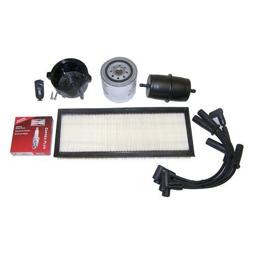 Jeep Wrangler YJ 2,5 ltr. Inspektionssatz Inspektionskit Luftfilter Ölfilter Zündkerze usw. 91-93