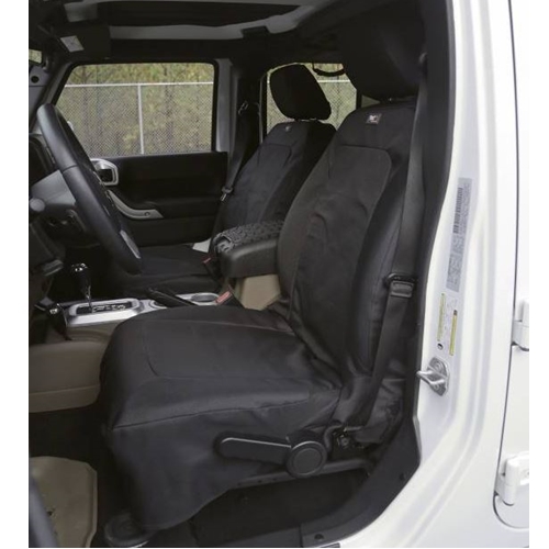 Jeep Wrangler JK Satz Sitzbezüge Sitzbezug Sitzschoner vorne beheizbar Elite Ballistic schwarz 11-18