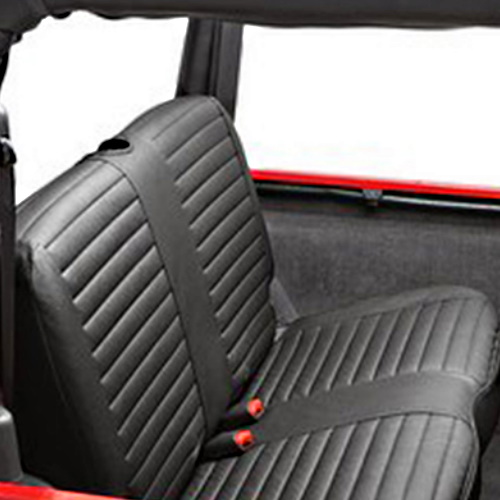 Jeep Wrangler TJ Sitzbezüge Sitzbezug hinten schwarz Denim Bestop 97-02