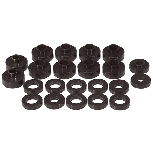 Jeep CJ CJ5 CJ7 Bodyauflage Karosserieauflage Set Auflage Gummis Karosserie Standard schwarz Daystar 76-77